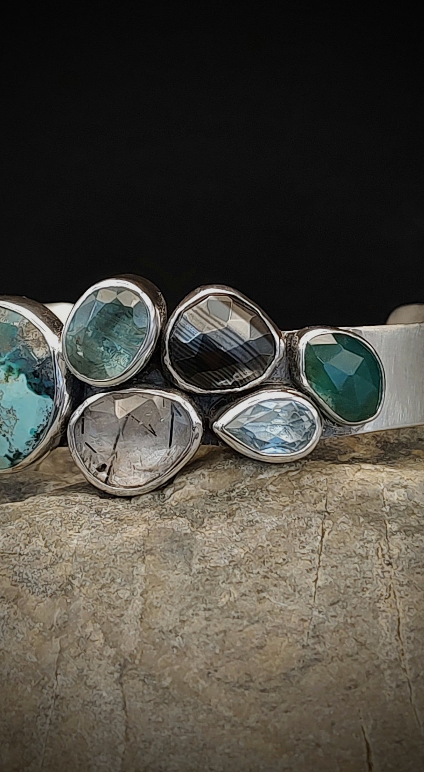 Turquoise cobblestone