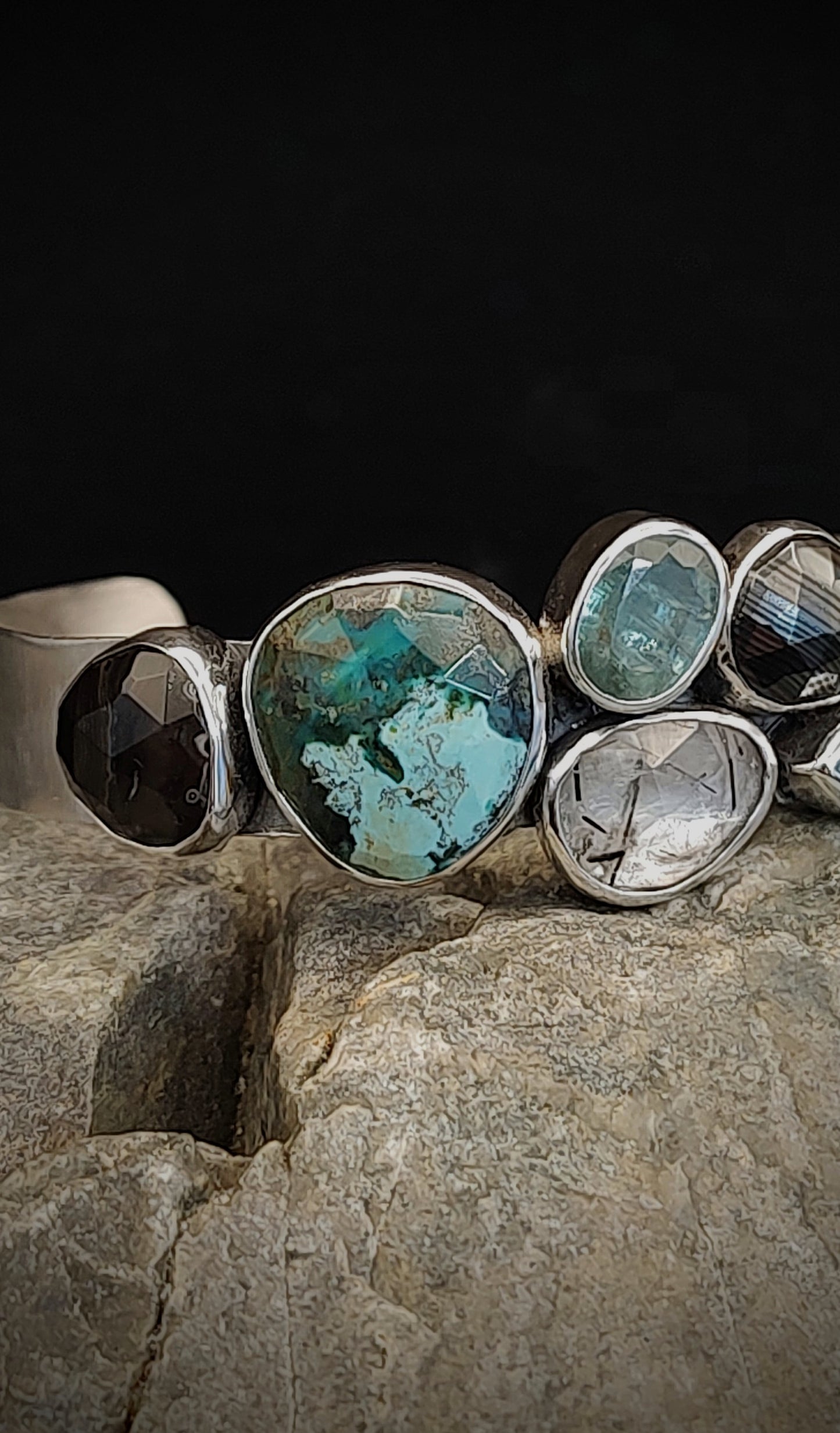 Turquoise cobblestone